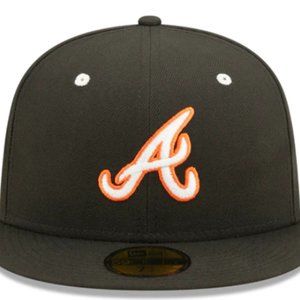 New Era Atlanta Braves 1992 WS Side Patch 59FIFTY Fitted Hat Gold UV